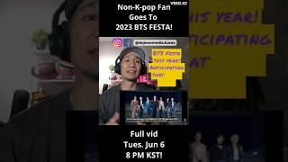 BTS FESTA Announcement Full vid tomorrow #btsfesta2023 #bts #btsarmy #kpopreaction #kpop