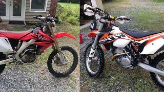 The Best Used Woods Bike-CRF 250X or KTM 250 XCFW??