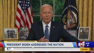 President Biden addresses the nation for the first time since announcing he is dropping out of the 2