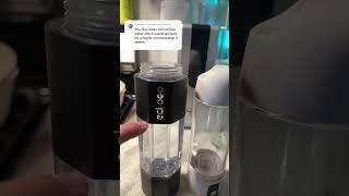 How much  does the Echo Go+ hydrogen water bottle hold?