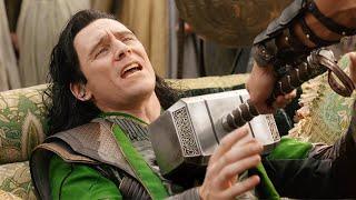 Thor Throws His Hammer At Loki - Loki As Odin Scene - Thor Ragnarok 2017 Movie Clip HD