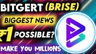 Bitgert Brise Coin Make You Millions ️ Brise Future  CryptoCurrency News Today