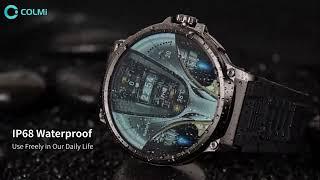 Smart watch COLMI Black Beast V69 ― Тактические часы с 185-дюймовым экраном и батареей 710мАч