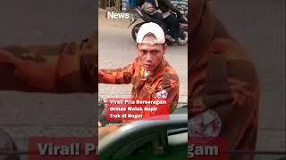 Viral Pria Berseragam Ormas Malak Supir Truk di Bogor #shorts