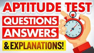 APTITUDE TEST Questions Answers & Explanations How to PASS an APTITUDE TEST with 100%