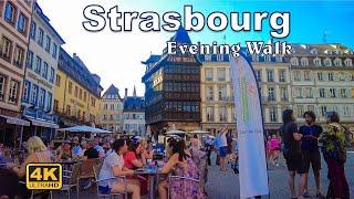Strasbourg France - Evening Walk 4K UHD