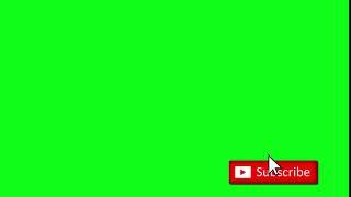 Youtube Subscribe button clicking animation Green screen + notification bell