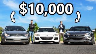 Infiniti G35 vs Mazda RX-8 vs Genesis Coupe  $10000 Question