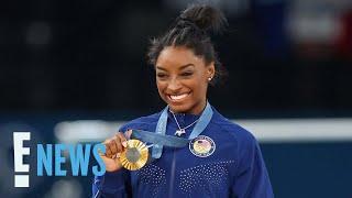 Simone Biles WINS Gold at Gymnastics All Around Final  2024 Olympics  E News