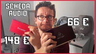 QUALE COMPRO? SCHEDA AUDIO ECONOMICA - Behringer UPhoria UMC202HD vs Focusrite Scarlett 2i2