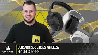 Kabellos und federleicht - CORSAIR HS55 Wireless & HS65 Wireless Headsets feat. @Nilson1489  