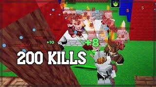 This Spawnkilling Method Is Unstoppable 200+ Kills  Roblox Bedwars