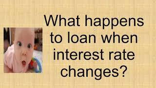 How the change in Interest rate impact the EMI or Tenure of Loan?