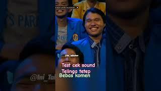 CEK CEK TEST TELINGA#pelawak