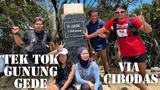 TEK TOK GUNUNG GEDE VIA CIBODAS