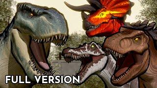 V.Rex vs T.rex Spinosaurus Ultimasaurus  Animation Full Version