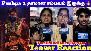 Pushpa 2 The Rule Teaser Tamil Audiance Review  Pushpa 2 Expectation Review 