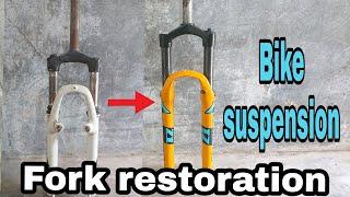 Bicycle suspension fork restoration