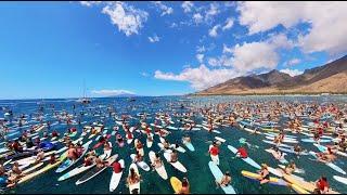 Mauis Paddle Out Ceremony Healing After Lahaina Fire