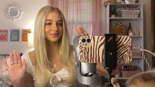 ASMR Triggers In My Mirror  Tapping Scratching Mirror Tapping