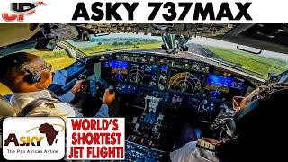 In the cockpit for Worlds Shortest Jet Flight - only 9mins