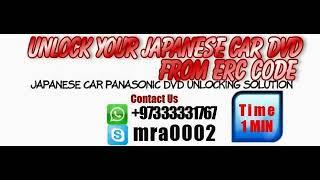 Nsdn w60  Nsdn w59  Unlock Your Panasonic car Dvd With In 1 minutes
