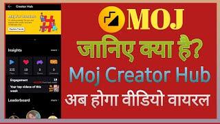 Moj creator hub kya hai  Moj video viral kaise hoga  MFC  Moj For creators