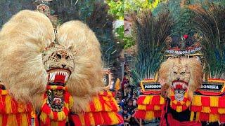 Hebat Banget.. Atraksi KEREN 5 Pembarong TerSangar Reog Ponorogo GEGERKAN Desa Nglumpang