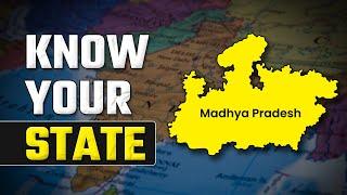 Know Your State - Madhya Pradesh  Amazing Facts About M.P.  States of India - At a Glance #mp