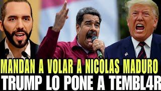 LE REVENTO  MANDAN A VOLAR A NICOLAS MADURO  DONALD TRUMPS LO PUSO A TEMBL4R  BUKELE RESPONDE