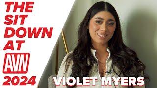 Violet Myers The Sit Down at AVN 2024