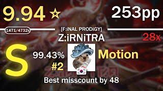 9.94⭐Motion  Camellia - ZiRNiTRA FiNAL PRODiGY #2 253pp 99.43% 28x