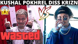 KRIZN DISS? KUSHAL POKHAREL NEW DISS TRACK COMEDIAN - A Diss  REACTION *EPIC DISS BATTLE* BRUTAL