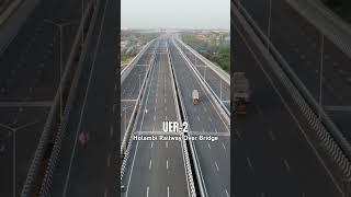 UER-2 Holambi Railway Over Bridge #uer2 #delhi #flyover