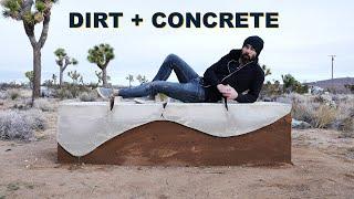 Using Dirt to Form Concrete