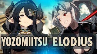 GBVSRYozomiitsu Narmaya Vs GRP  Elodius Zeta Crimson Bomber High Level Gameplay.