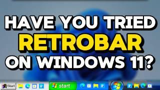 How to Use Legacy Taskbars on Windows 11 RetroBar