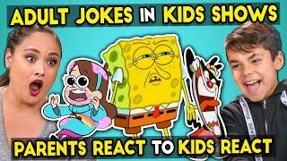 Parents React To Kids React To Funny Adult Jokes In Kids Shows