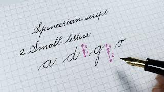 Spencerian Penmanship for beginners Part 1  How to write in Spencerian script  Cursive handwriting