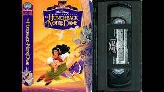 Opening to The Hunchback of Notre Dame US VHS 1997