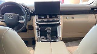 Интерьер НОВОГО КРУЗАКА 300 - БЕЖЕВЫЙ САЛОН  Toyota Land Cruiser 300 interior