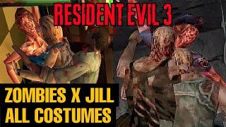 RE3  Ryona  Zombies x Jill - EP1 Repeated Uncensored Deaths