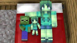 Monster School  Zombie Family Very Sad Life - Minecraft Animation