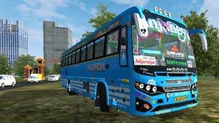 AKBDA NAMO NARAYANA COWL BUS MOD LIVERY   ANJANEYA BUS LIVERY   BUSSID   M4 DESIGNS 