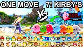 Who Can K.O. SEVEN Kirbys With Only ONE MOVE ? - Super Smash Bros. Ultimate