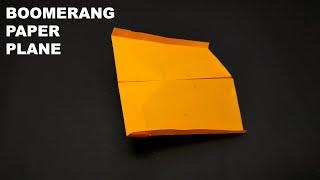 Folding a boomerang paper plane 100% of you did it wrong