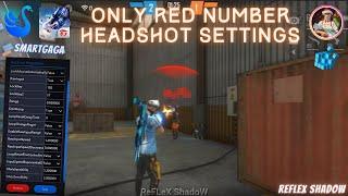 SmartGaGa Headshot Settings️ For Low End PC NEW HUD + SENSITIVITY FREE FIRE Regedit? Best Setting