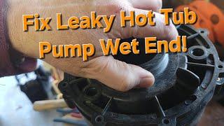 Leaking Hot Tub Pump ... Aqua Flo XP2 Wet End Replacement for Gecko or Balboa