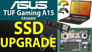 How to upgrade Storage SSD HDD on  ASUS Tuf Gaming A15 Fa506iv 