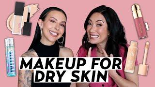 The BEST Makeup for Dry Skin Foundation Blush Concealer & More Makeup Artist Picks